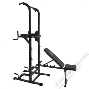 Тренажер со скамьей DFC Power Tower G004