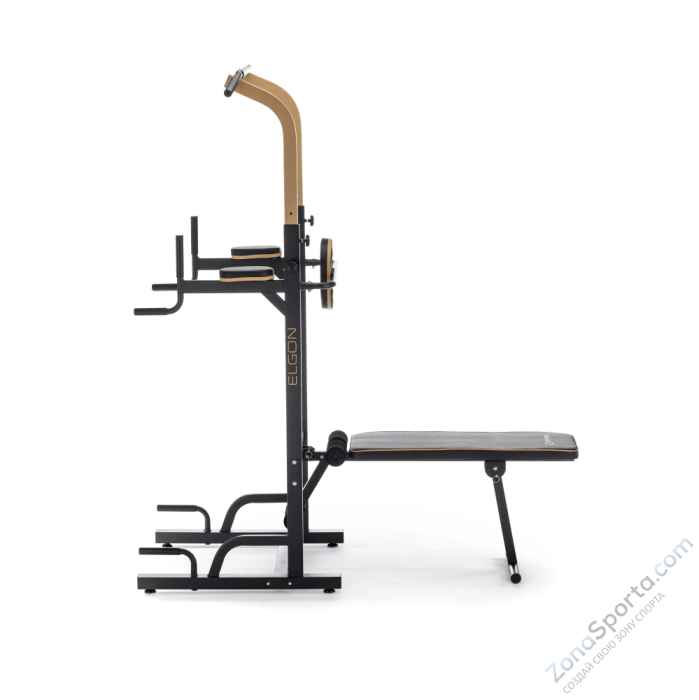 Турник 3 в 1 со скамьей домашний Oxygen Fitness Elgon