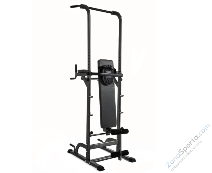 Турник-брусья с прямой скамьей с валиками DFC G-series