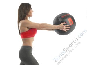 Утяжеленный мяч wall ball 8 кг KWell