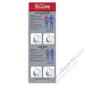 Верхняя и нижняя тяга Body Solid S2LAT-1