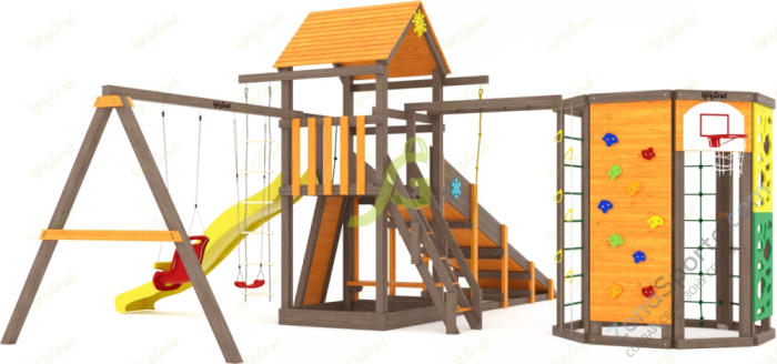 Всесезонная площадка IgraGrad С Gride с WorkOut SF2