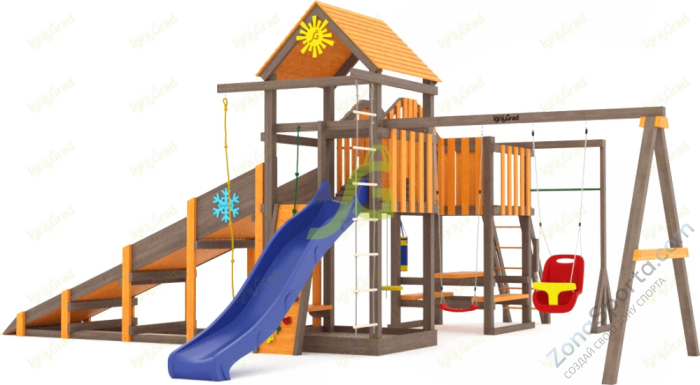 Всесезонная площадка IgraGrad С Мостик 1 SF1