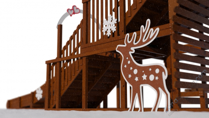 Зимняя горка Эверест