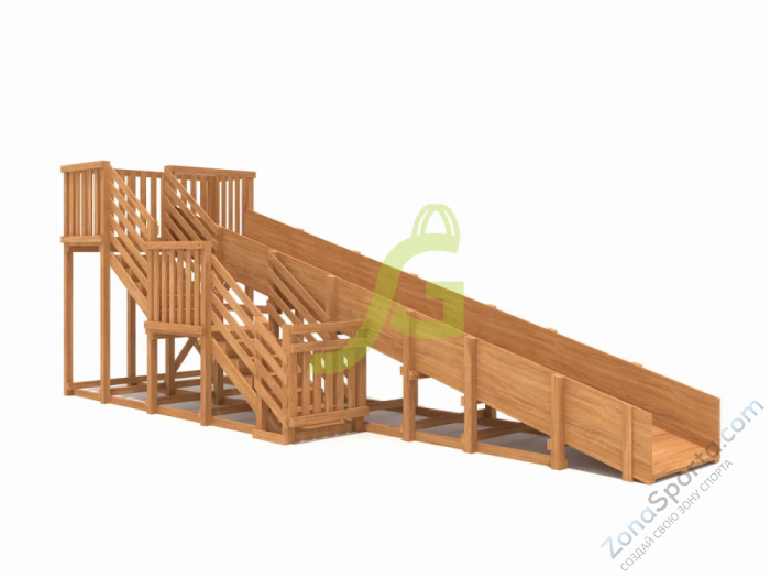 Зимняя горка IgraGrad Snow Fox скат 8 м