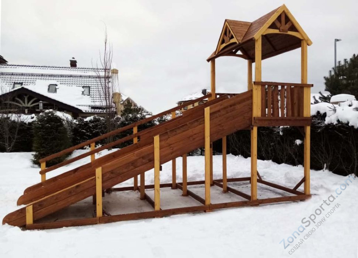 Зимняя горка Норд 2