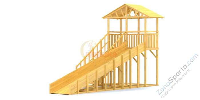 Зимняя горка Савушка Зима Wood 6/1