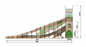Зимняя горка Волшебная Зима 4